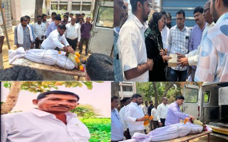 వెలిశాల జిపిఓ మృతి పట్ల తీవ్ర విషాదం