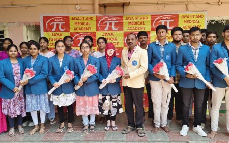 జేఈఈ మెయిన్స్ లో జయ జూనియర్ కళాశాల విద్యార్థుల ప్రభంజనం