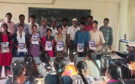 ఉచిత పాలిటెక్నిక్ సెంటర్లో రెండో విడత మెటీరియల్ పంపిణి 