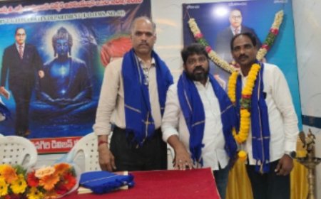 తెలంగాణ ఎస్సీ అండ్ ఎస్టీ జిల్లా అధ్యక్షులుగా ఏంఆర్ రవిందర్ సెక్రటరీ బోట్ల రాజేశ్వర్ 