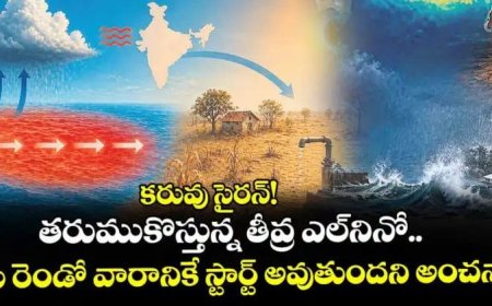 కరువు సైరన్! తరుముకొస్తున్న తీవ్ర ఎల్ నినో.. మే రెండో వారానికే స్టార్ట్ అవుతుందని అంచనా