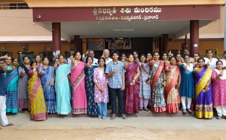 సరస్వతీ నగర్ శిశు మందిర్ స్కూల్లో  పదవ తరగతి  ఫలితాల్లో 595 మార్కులతో ప్రభంజనం
