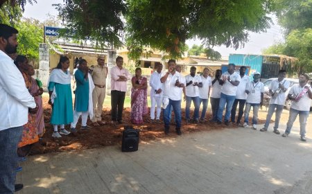 కళాకారులచే ఆటపాటల ద్వారా డ్రగ్స్ అవగాహన సదస్సు