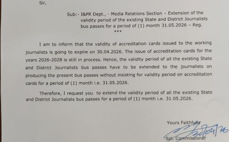 జర్నలిస్టుల అక్క్రిడిటేషన్ కార్డులకు జూన్ 16 వరకు గడువు పొడిగింపు: హైకోర్టు