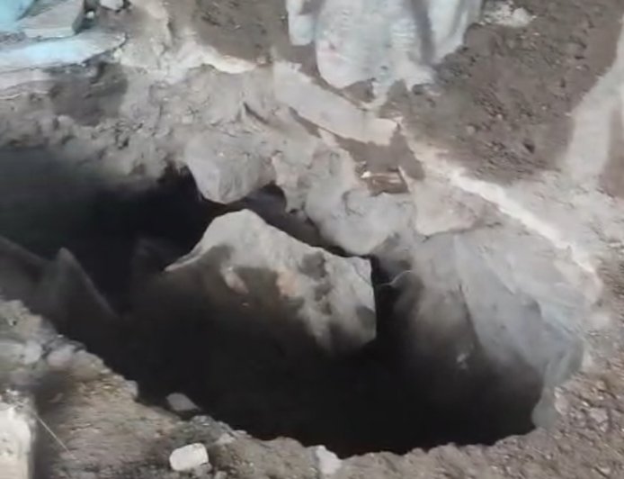 పరుమాల గ్రామంలో గుప్త నిధుల కలకలం