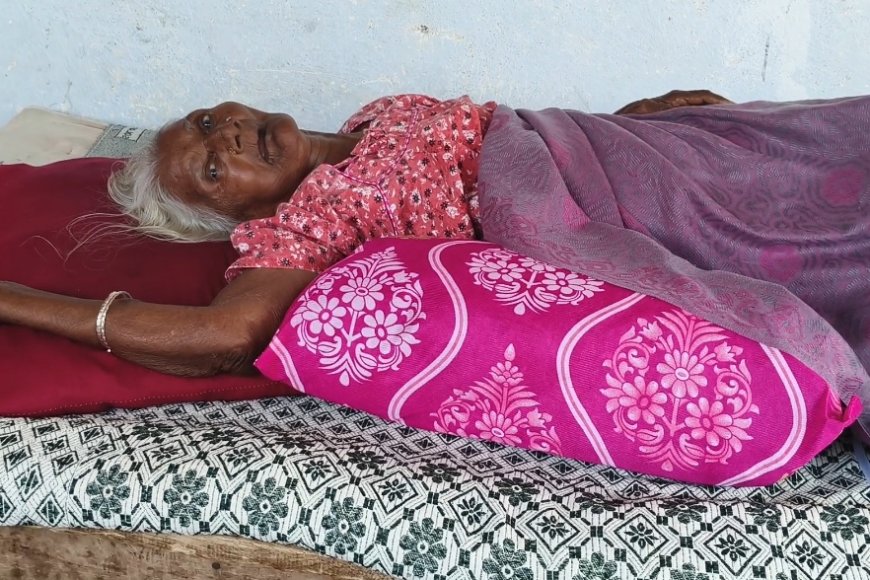 ముగ్గురు కొడుకులున్నా బుక్కెడు బువ్వకు నోచుకుని ఓ బక్కచిక్కిన తల్లి.