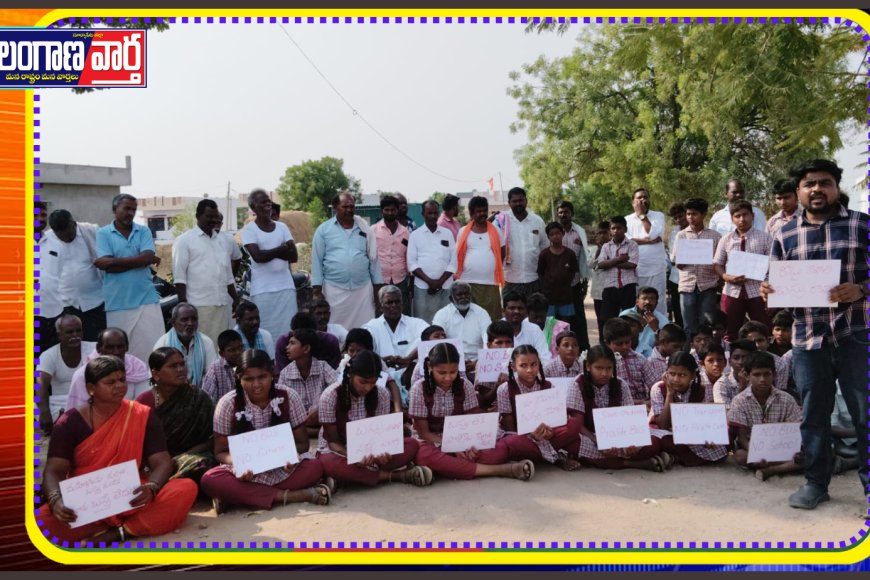 పెద్ద ధన్వాడ గ్రామానికి వెంటనే బస్ సౌకర్యం కల్పించాలి.  