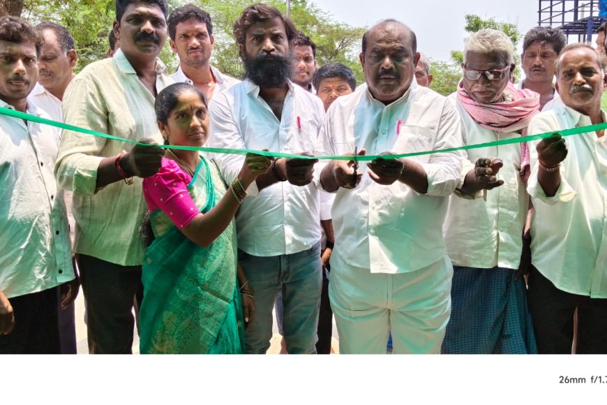 బిఆర్ఎస్ ఆధ్వర్యంలో చలివేంద్రాన్ని ప్రారంభించిన మండల అధ్యక్షుడు కొమ్మిడి ప్రభాకర్ రెడ్డి  