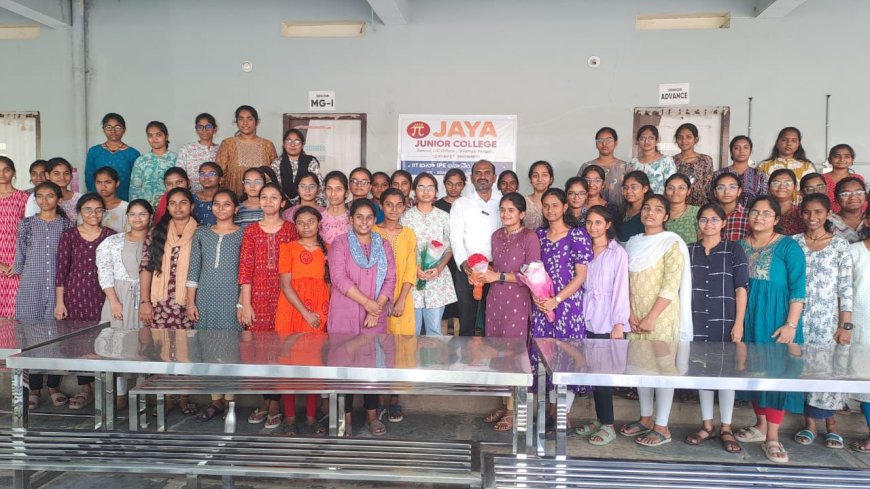 ఇంటర్ ఫలితాలలో జయ విజయకేతనం