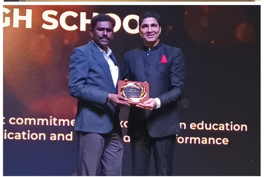 గోదావరిఖని  కృష్ణవేణి విద్యాసంస్థలకు జాతీయ స్థాయి ప్రథమ అవార్డు