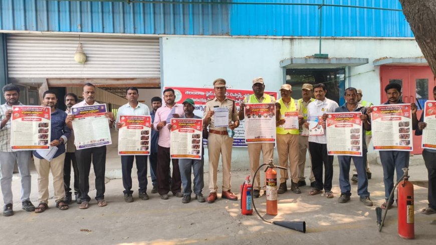 పోరస్  ప్లాంట్ లో ఘనంగా అగ్ని మాపక వారోత్సవాలు