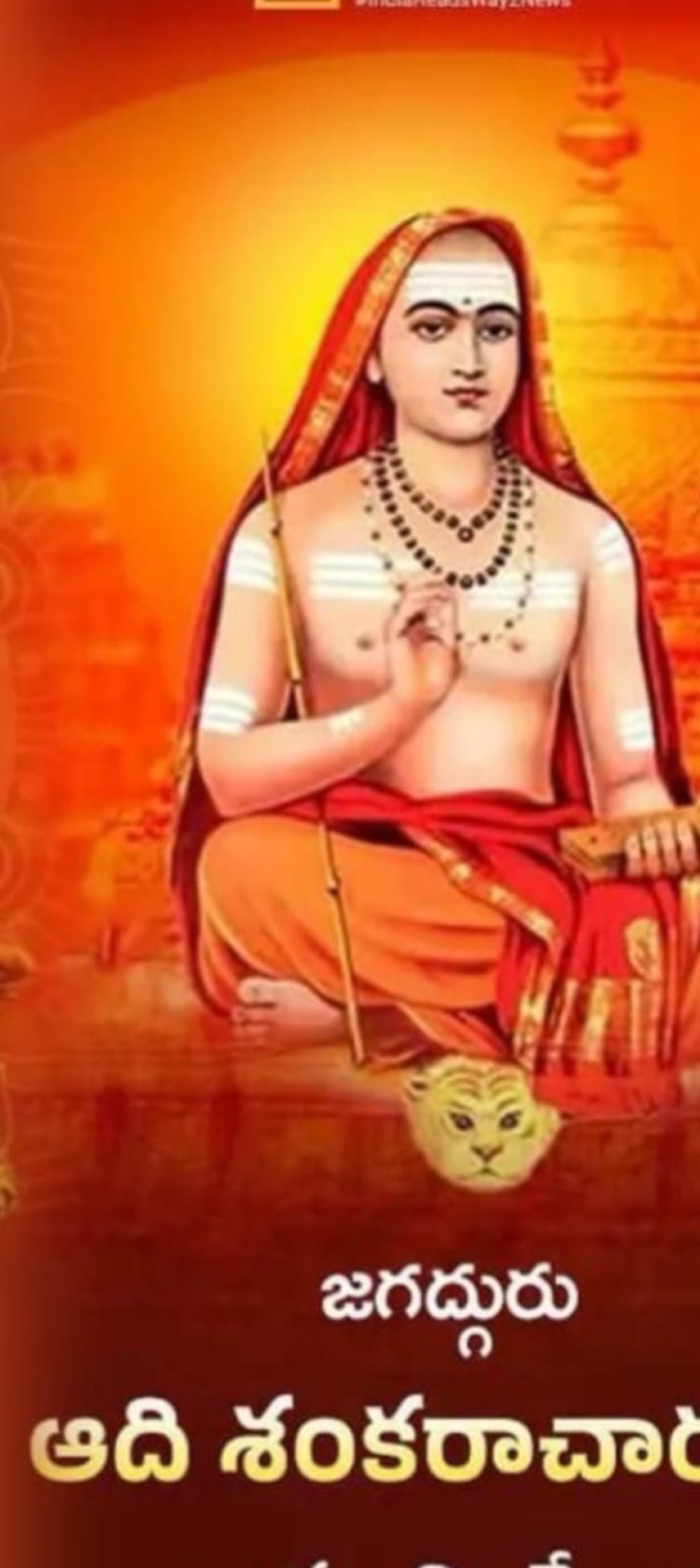 జగద్గురు ఆదిశంకరాచార్య స్వామివారి జయంతి వేడుక