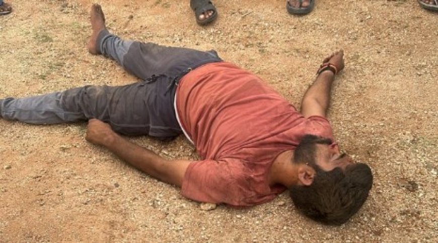 డీసీఎం అదుపుతప్పి ఫల్టీ. .డ్రైవర్ కు గాయాలు