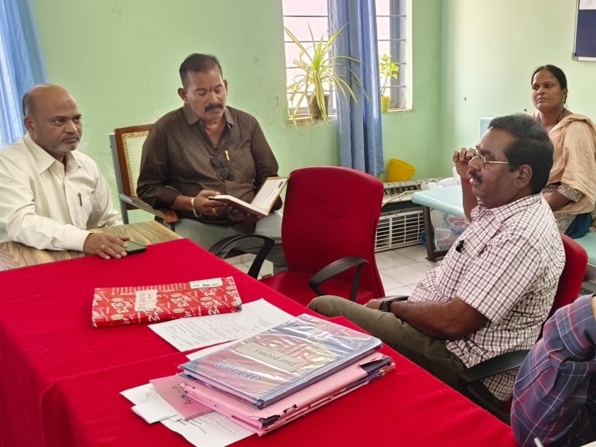 జిల్లా ఆస్పత్రి వివిధ విభాగాలను సందర్శించిన ఎన్సిడి ప్రోగ్రాం ఆఫీసర్ డాక్టర్ మొహమ్మద్ అజ్గర్ అలీ