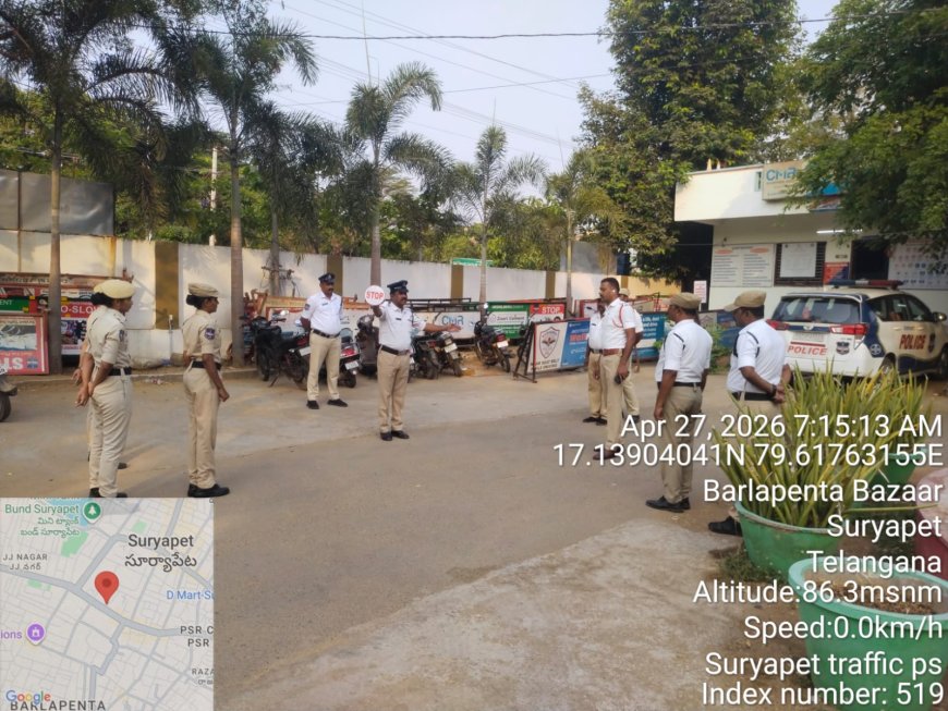 ట్రాఫిక్ విధులపై సిబ్బందికి శిక్షణ..