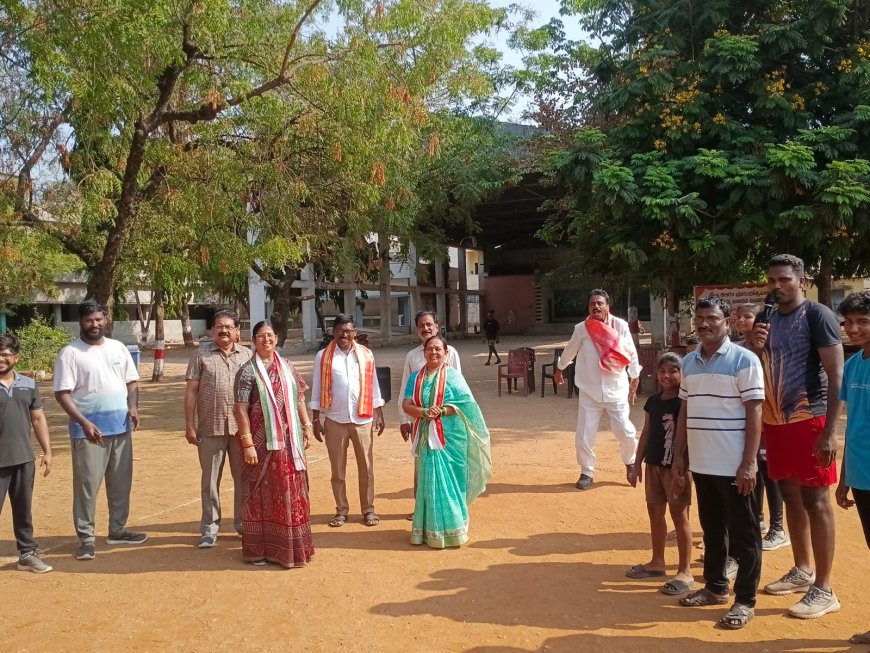 క్రీడల అభివృద్ధికి కాంగ్రెస్ ప్రభుత్వం పెద్దపీట...