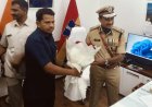 నూతన డీజీపీ ని  మర్యాదపూర్వకంగా కలిసిన గద్వాల హోంగార్డు మహమ్మద్ పాషా