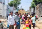 వార్డులో ట్యాంకర్ల ద్వారా మంచి నీరు సరఫరా