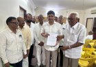 కోదాడ పోస్ట్ ఆఫీస్ భవన నిర్మాణం కోసం""కేంద్ర మంత్రికి వినతి పత్రం