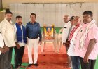 మాచర్ల లక్ష్మయ్య చిత్రపటానికి పూలమాల వేసి నివాళులు అర్పించిన డాక్టర్" ఆలేటి శ్రీనివాస్ గౌడ్