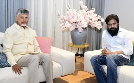 డిప్యూటీ సీఎం పవన్ కళ్యాణ్‌కు సీఎం చంద్రబాబు పరామర్శ 