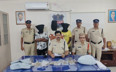 ముగ్గురు  గంజాయి నేరస్థుల అరెస్టు