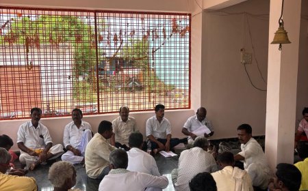 దేవాదాయ భూములు కౌలు ద్వారా నాలుగు లక్షల 24 వేల ఆదాయం