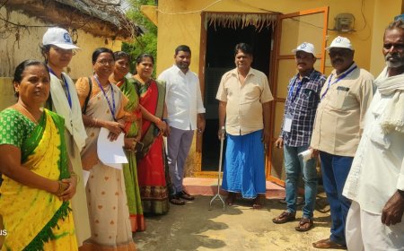 వెలిశాలలో జనగణన కార్యక్రమాన్ని ప్రారంభించిన సర్పంచ్
