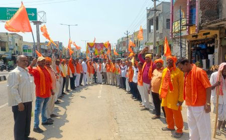 ఘనంగా హనుమంతుని శోభాయాత్ర