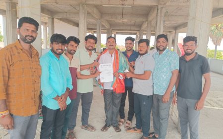 అడ్డగూడూరు మండల బిసి యూత్ అధ్యక్షుడిగా మార్త వెంకన్న యాదవ్ 