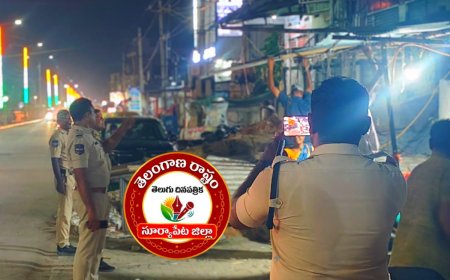 ట్రాఫిక్ సమస్యలపై ఫైర్ అయిన ఎస్సై చలికంటి నరేష్