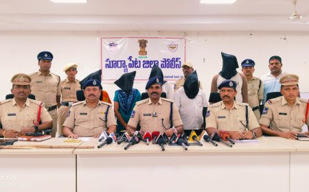 హత్యకేసులో 5 గురు నిందితుల అరెస్ట్