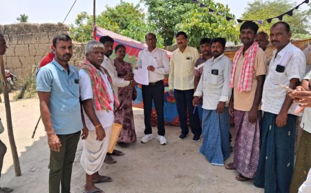 భూ సేకరణకై రైతుల అభిప్రాయం తీసుకున్న ఆర్డీవో