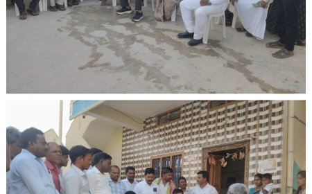 రమణమ్మ కుటుంబాన్ని పరామర్శించిన బీరం హర్షవర్ధన్ రెడ్డి
