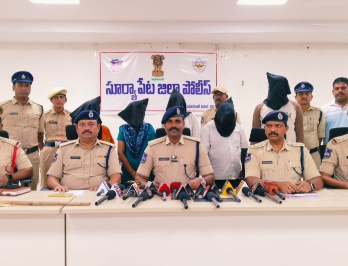 హత్యకేసులో 5 గురు నిందితుల అరెస్ట్