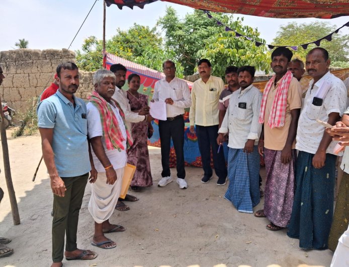 భూ సేకరణకై రైతుల అభిప్రాయం తీసుకున్న ఆర్డీవో