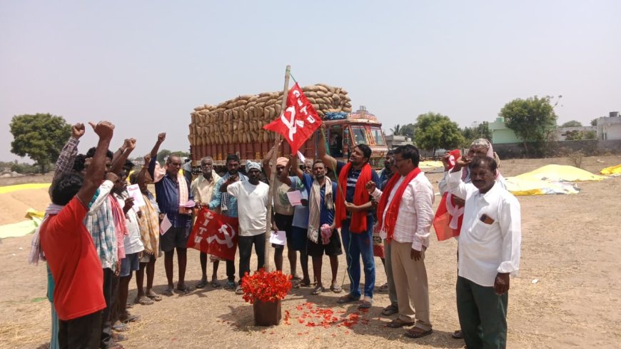 మేడే పోరాట స్ఫూర్తితో హమాలీ కార్మికులకు సంక్షేమ బోర్డు ను సాధించాలి