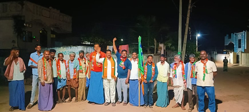మామిడాల లో బిజెపి శ్రేణుల సంబరాలు