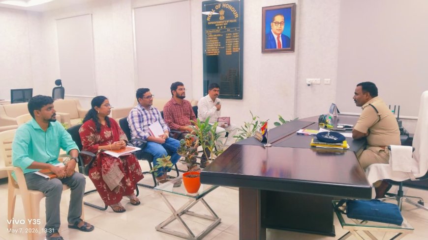 నూతన డిప్యూటీ తహాశీల్దార్ లకు పోలీసు అంశాలపై వారం రోజుల శిక్షణ.