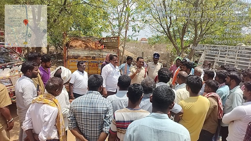 పశువుల అక్రమ రవాణా చేస్తే చట్టపరమైన చర్యలు తప్పవు