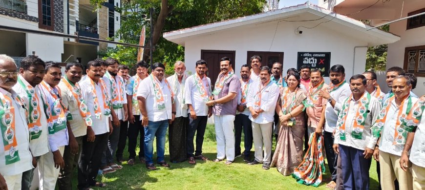 కాంగ్రెస్ అభివృద్ధికి ఆకర్షితులై పార్టీలో చేరికలు