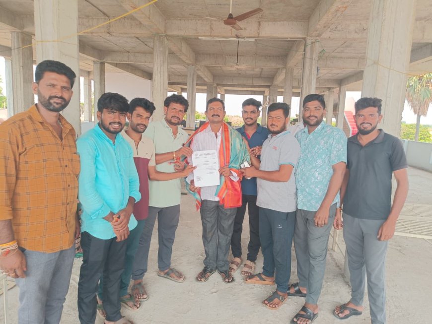 అడ్డగూడూరు మండల బిసి యూత్ అధ్యక్షుడిగా మార్త వెంకన్న యాదవ్ 