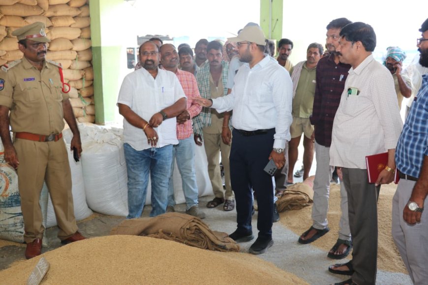 వారంలోగా ధాన్యం కొనుగోలు పూర్తి కావాలి జిల్లా కలెక్టర్