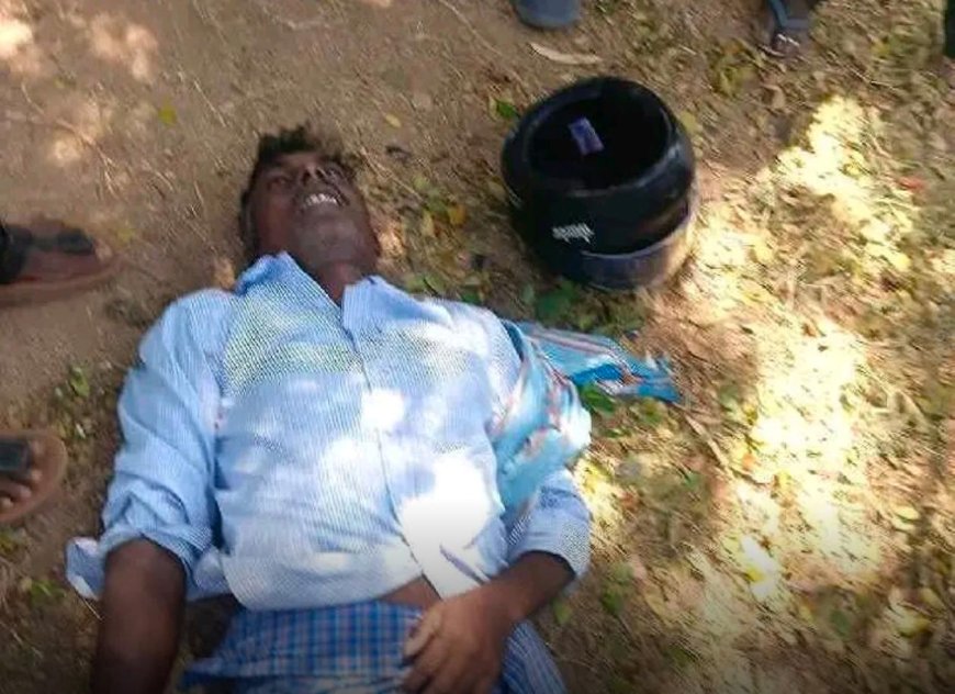 బస్సు లో నుంచి కింద పడి  వ్యక్తి.. మృతి