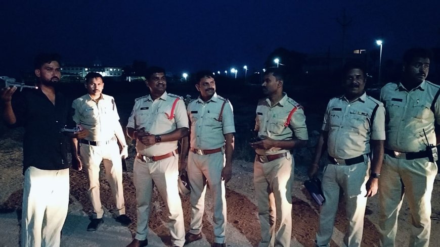 డ్రోన్ కెమెరాల ద్వారా నిఘ నేత్రం