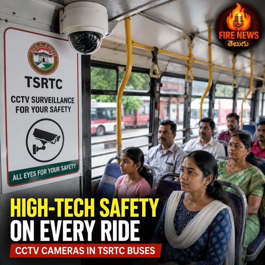 ఇక RTC బస్సుల్లో సీసీ కెమెరాలు