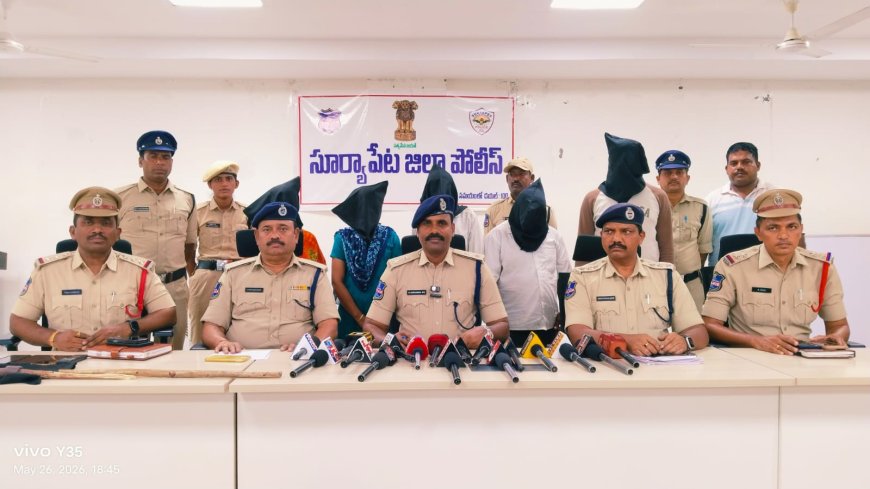 హత్యకేసులో 5 గురు నిందితుల అరెస్ట్