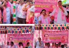 భద్రాచలంలో బిఆర్ఎస్ ఆధ్వర్యంలోవైభవంగా రాష్ట్ర ఆవిర్భావ సంబురాలు
