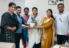 ఉద్యాన శాఖ కమిషనర్ ను కలసిన అధికారులు.
