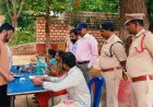 నీట్ పరీక్ష కేంద్రాన్ని సందర్శించిన ఎస్పీ నరసింహ ఐపిఎస్ గారు